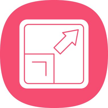 ok simgesi vektör illüstrasyonu