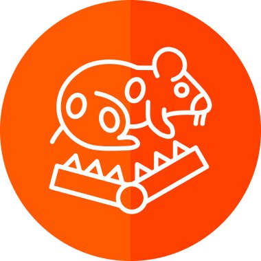 Hayvan. Web simgesi basit illüstrasyon