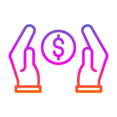 dolar simgesivektör illüstrasyon