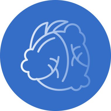 Şirin bir tavşan simgesinin vektör çizimi