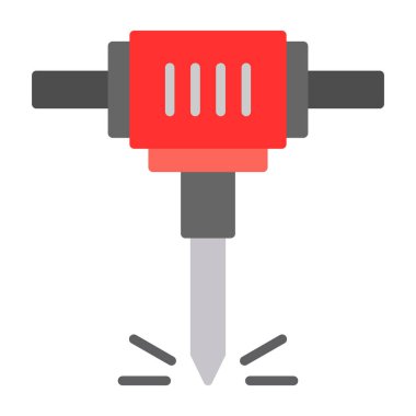 Modern matkap simgesinin vektör illüstrasyonu