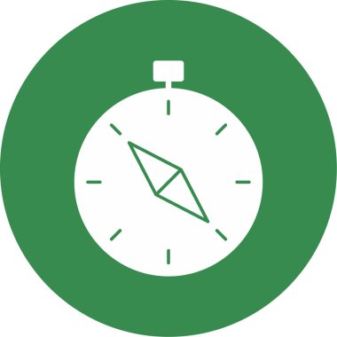 vector illustration of Compass modern icon            
