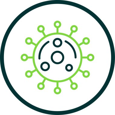 Virüs ikonu vektör illüstrasyonu