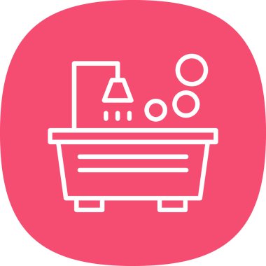 Alışveriş. Web simgesi basit illüstrasyon