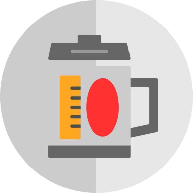 iç düz simgesi, vektör, illüstrasyon