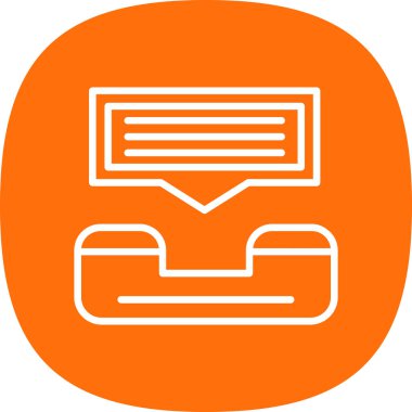 Yardım hattı web simgesi, vektör illüstrasyonu