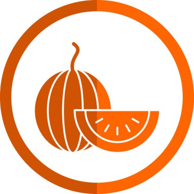 Karpuz simgesi basit illüstrasyon