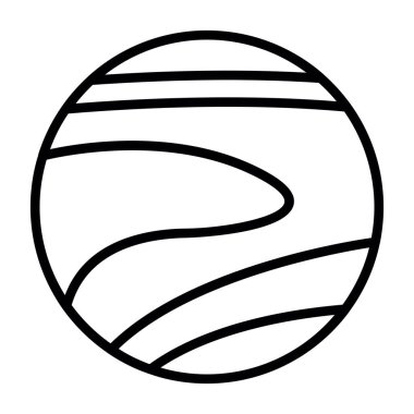 Dünya ikonu. Beyaz arkaplanda izole edilmiş web tasarımı için ana gezegen dünya vektör simgesi