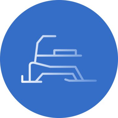 Araba simgesinin vektör illüstrasyonu