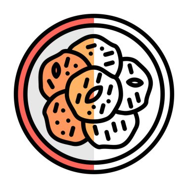 Vektör illüstrasyonu, simge ögesi arkaplanı