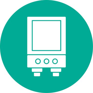 Elektronik aygıtın eşsiz modern vektör simgesi