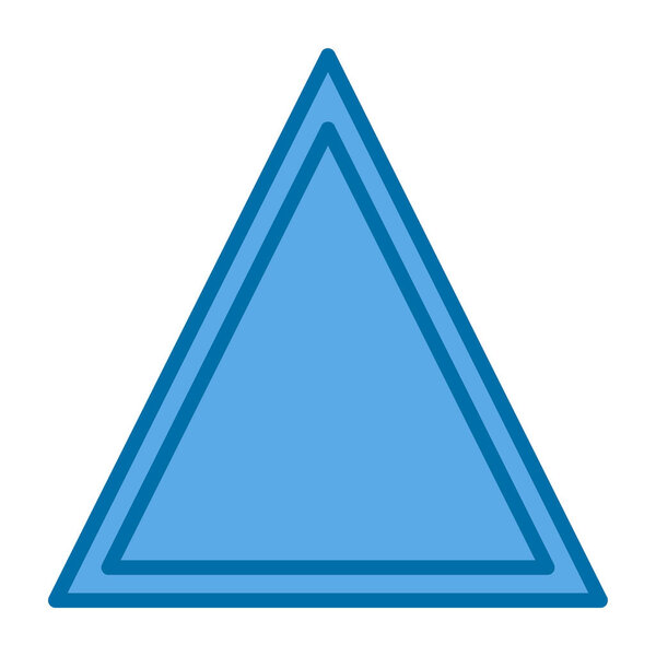 Icono Del Triángulo Ilustración Vectorial — Vector de stock