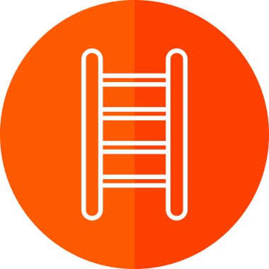 merdiven simgesi, vektör illüstrasyonu basit tasarım