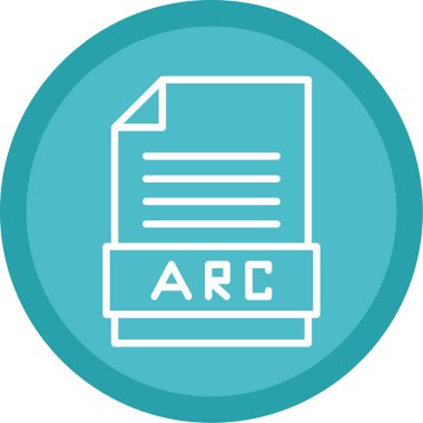 Dosya simgesinin vektör illüstrasyonu