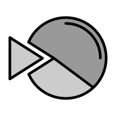 pasta grafiği vektör çizim