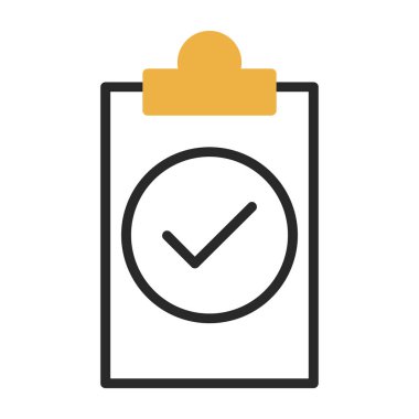 Grafik düz kontrol simgesi vektör illüstrasyonu