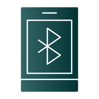 Bluetooth Web simgesi basit illüstrasyon 