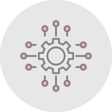 Teçhizat Web simgesi basit illüstrasyon