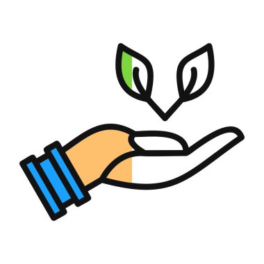 Elle doldurulmuş vektör çizgisi tasarımı