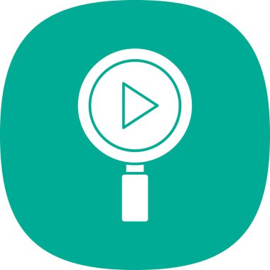 Düğme simgesi tasarım resimleme arkaplanını oynat 