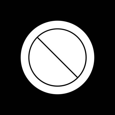 vektör simge tasarım şablonunu durdur