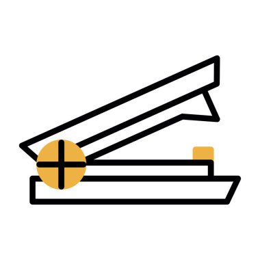 Stapler web simgesi, vektör illüstrasyonu 
