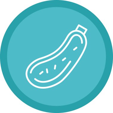 Kabak çorbası. Web simgesi basit illüstrasyon