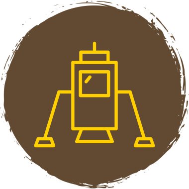 Çizgi film simgesinin vektör çizimi