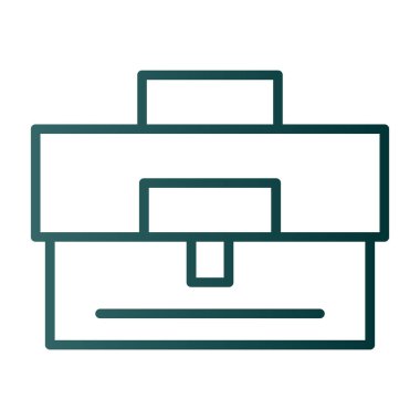 Çanta. Web simgesi basit tasarım