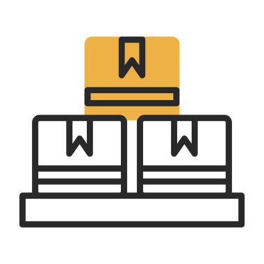 Web simgesi, düz tasarımın vektör illüstrasyonu