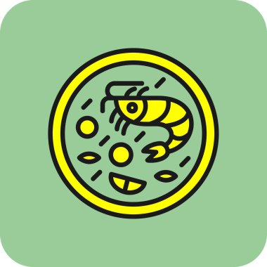 Moda tarzında izole edilmiş pizza simgesi