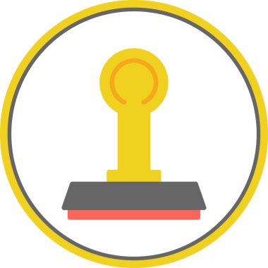 Damga web simge vektör çizim