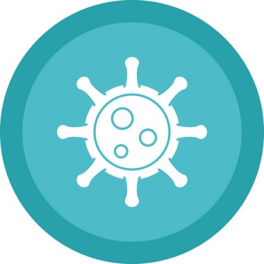 Virüs ikonu vektör illüstrasyonu
