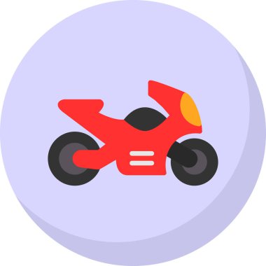 motosiklet web simgesi basit tasarım