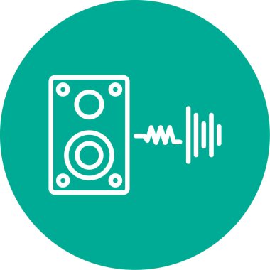 vector illustration of audio icon