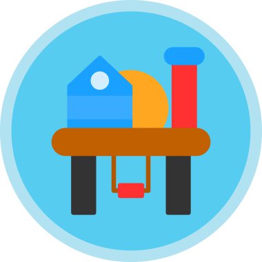 Bir evin vektör illüstrasyonu