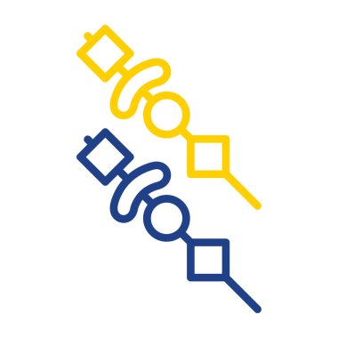 Kablo simgesinin vektör illüstrasyonu