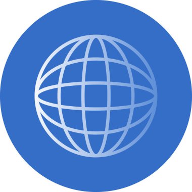 Küresel simge vektör illüstrasyonu