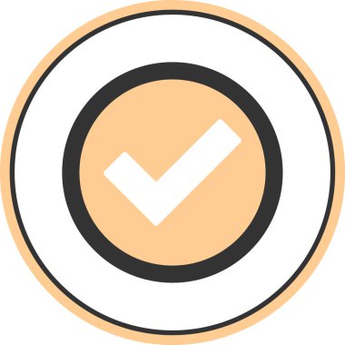 İşaretleme simgesinin vektör illüstrasyonu 