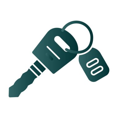 Anahtar. Web simgesi basit illüstrasyon