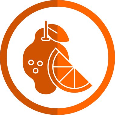lemon. Web simgesi basit illüstrasyon