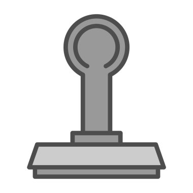 Damga web simge vektör çizim