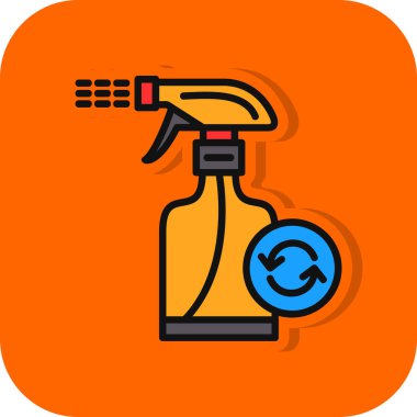 Sprey kutu ikon vektörü