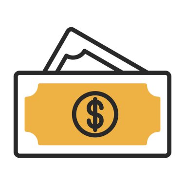 Para için. Web simgesi basit illüstrasyon 