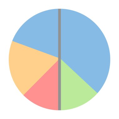 pasta grafiği vektör çizim