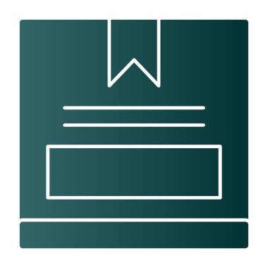 kutu simgesi, vektör illüstrasyonu basit tasarım