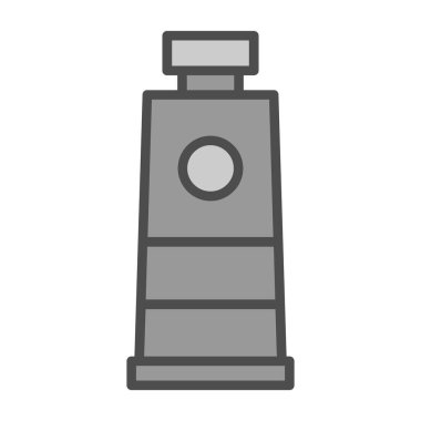 Tüp web simgesi resimleme arkaplanını boya