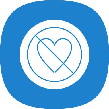 kalp simgesi soyut bir grupta izole edildi