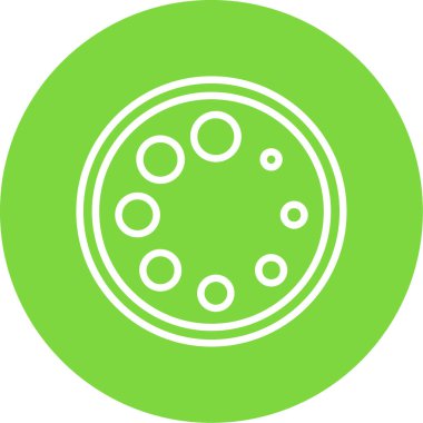 Tek bir izole araba simgesinin vektör çizimi