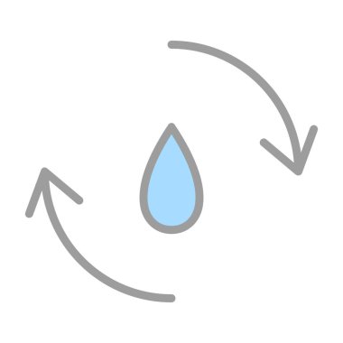 Su damlası vektör illüstrasyonu